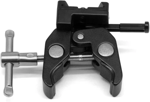 Fotoconic V-Mount Lock Battery Adapter with Clamp for Mounting Light Stand Tripod - Image 4